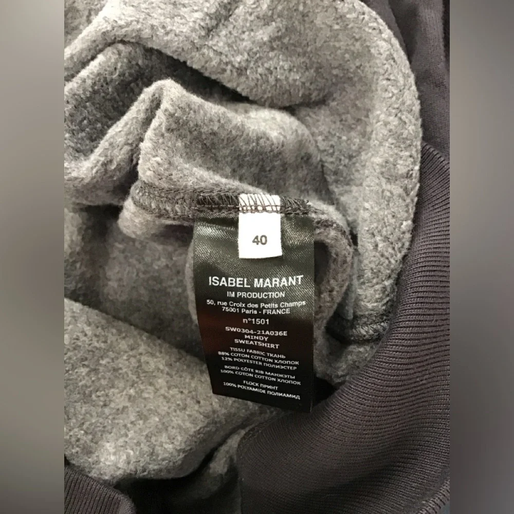 NWT Isabel Marant Faded Black Sweater Size 40 - Picture 4 of 6